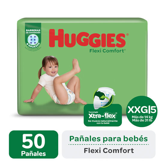 Pañal Huggies Flexi Comfort Ahorrapack XXG X 50 Unidades